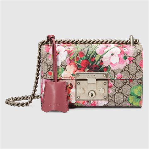 gucci padlock bloom bag|Gucci Bloom make up bag.